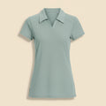 Ivicoer Polo Shirts for Women Golf Collared Tennis T Shirts Short Sleeve Work Top Ladies Moisture Wicking Athletic Clothes