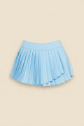 IUGA Tennis Skirt Pleated Skirts for Women with Pockets High Waisted Athletic Skirt Skorts for Woman Workout Golf Skort Sky Blue