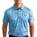 YATTA GOLF Athletic Performance Golf Shirt for Men - (Small) - Dry-fit Comfort Moisture Wicking 4-Way Stretch Short Sleeve Casual Polo Shirt