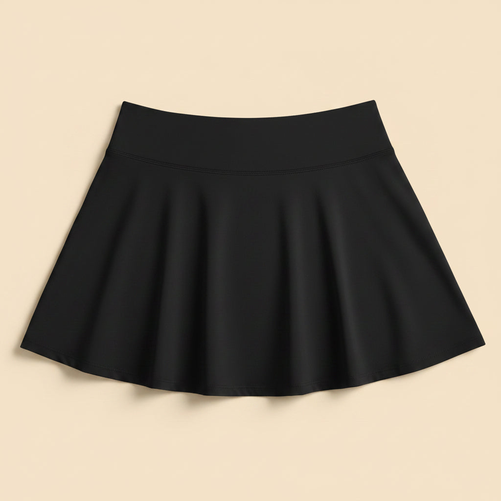 CHRLEISURE Women Tennis Golf Skirt with Pockets - High Waisted Golf Pleated Athletic Workout Dress Running Skort (AMZ072BlackS)