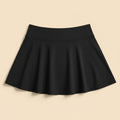 CHRLEISURE Women Tennis Golf Skirt with Pockets - High Waisted Golf Pleated Athletic Workout Dress Running Skort (AMZ072BlackS)