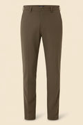 Lion Nardo Mens Stretch Dress Pants Slim Fit Dress Pants for Men Expandable Waist Casual Dress Pants Athletic Golf Pants