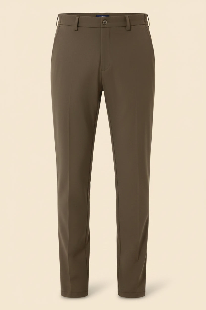 Lion Nardo Mens Stretch Dress Pants Slim Fit Dress Pants for Men Expandable Waist Casual Dress Pants Athletic Golf Pants