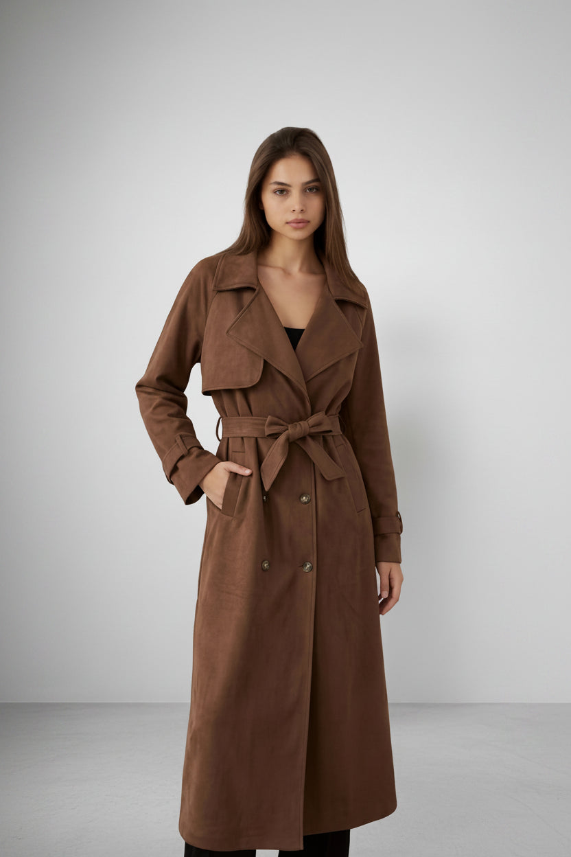 Classic Belted Trench Coat