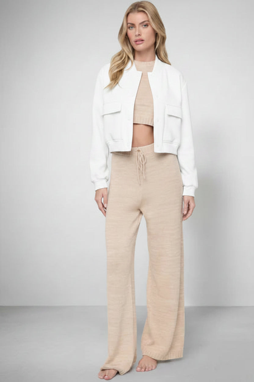 Loose-Fit Bomber Jacket