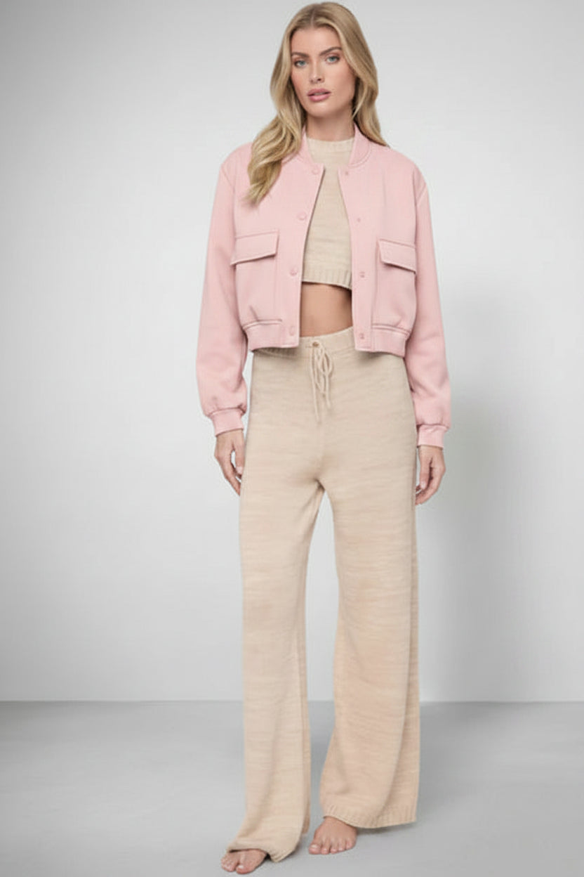 Loose-Fit Bomber Jacket
