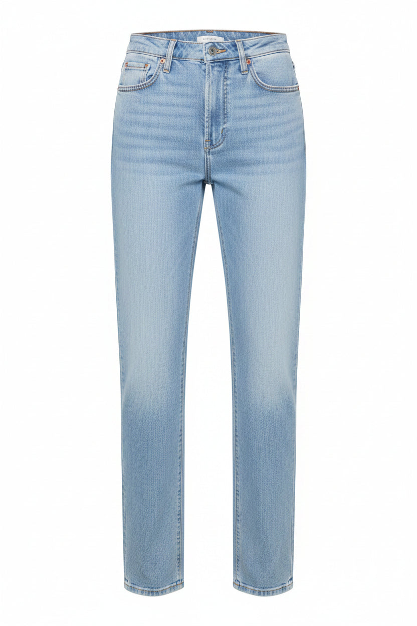 Light-Wash Slim-Fit Jeans