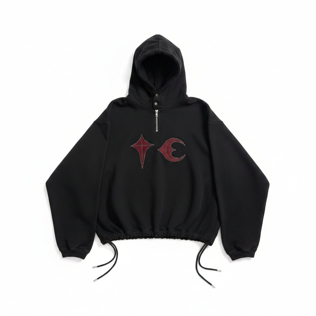 Distressed Oversized Street Hoodie