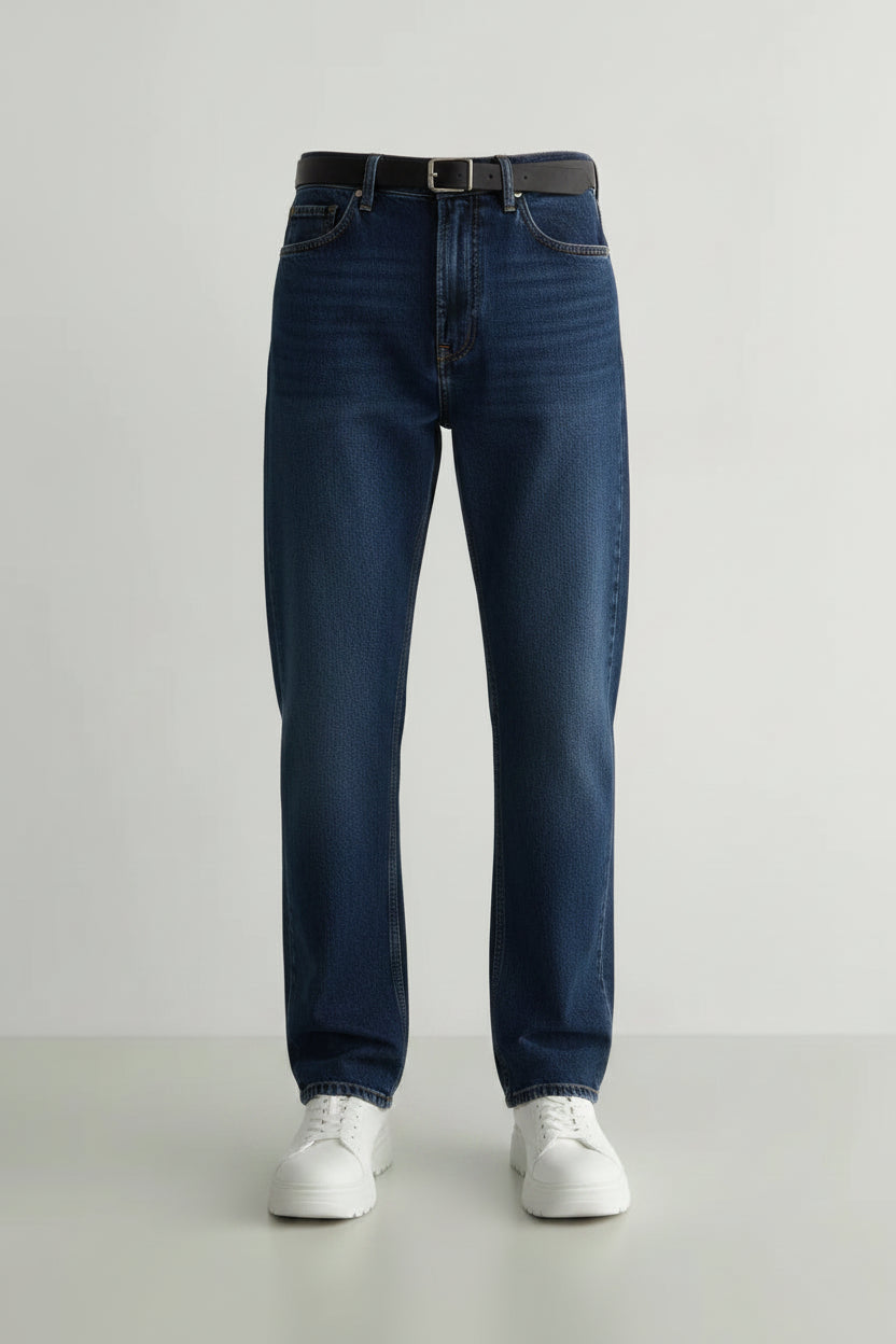 Wide-Leg Tailored Trousers