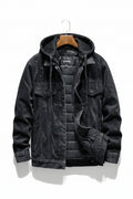 Velvet-Touch Denim Jacket