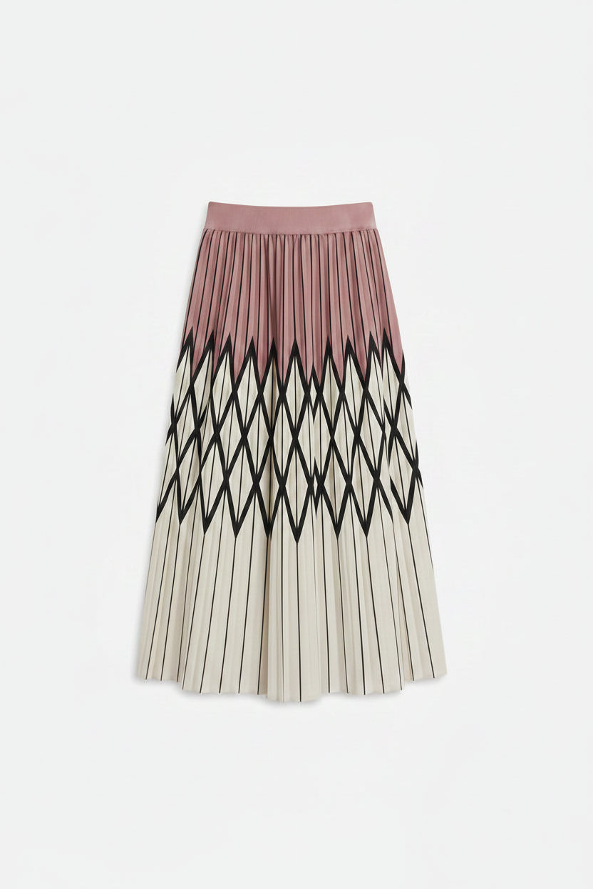 Magnolia Pleated Midi Skirt