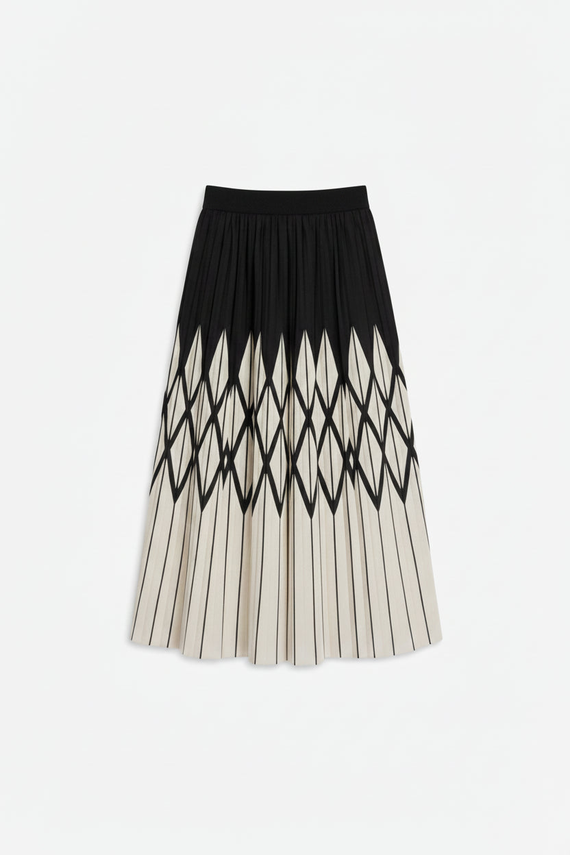 Magnolia Pleated Midi Skirt