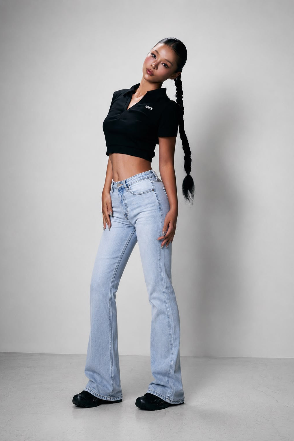 Light-Wash Slim-Fit Jeans
