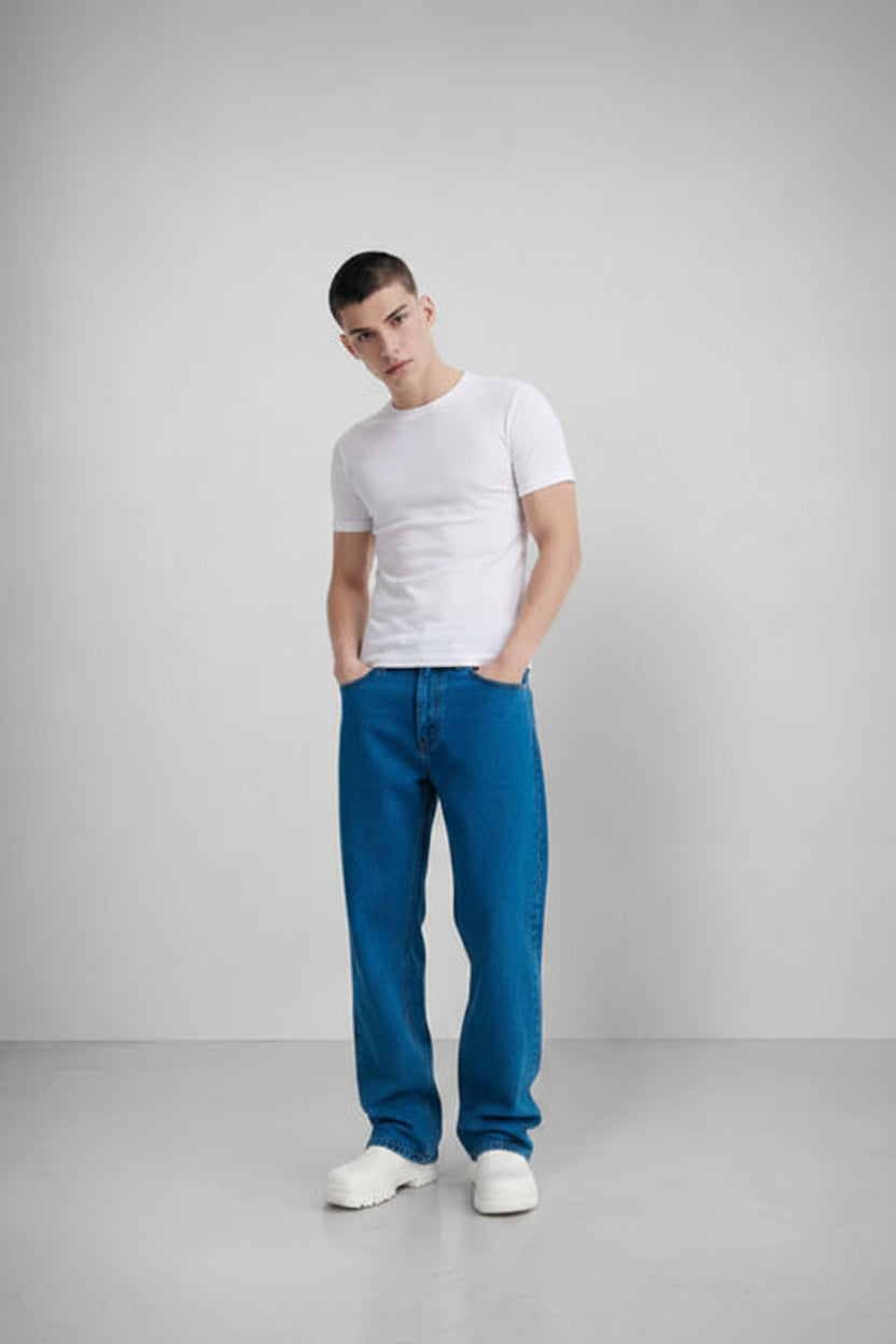 Wide-Leg Tailored Trousers