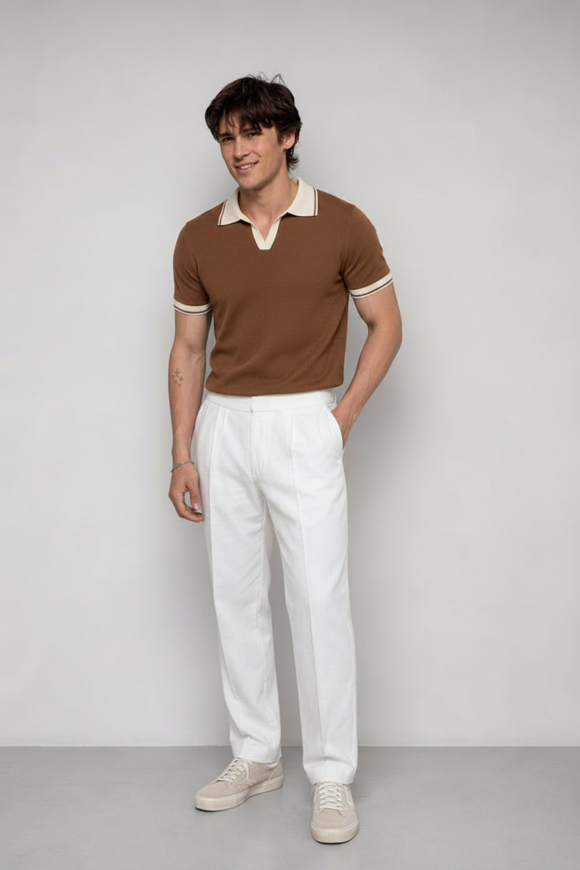 Men's Printed Polo Shirt