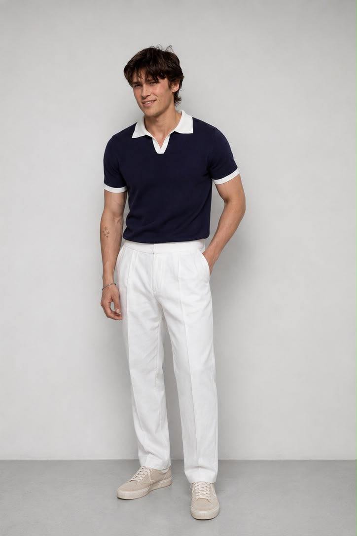 Men's Printed Polo Shirt