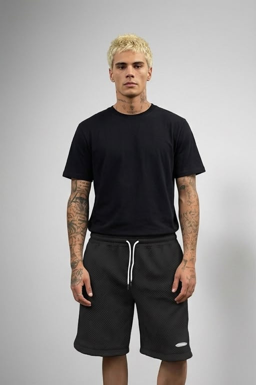 Men's Textured Casual Shorts