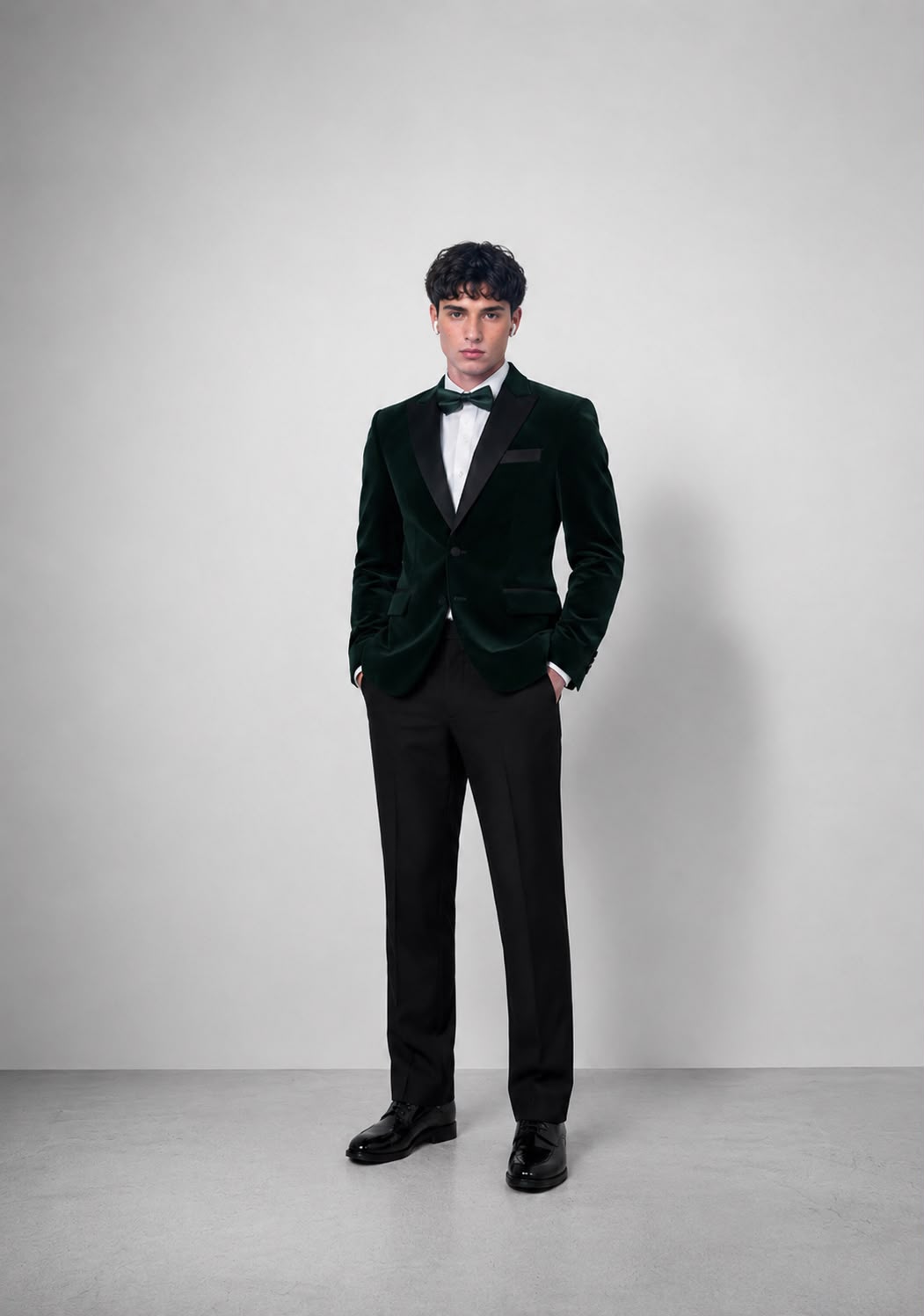 Boys Velvet Two-Piece Tuxedo