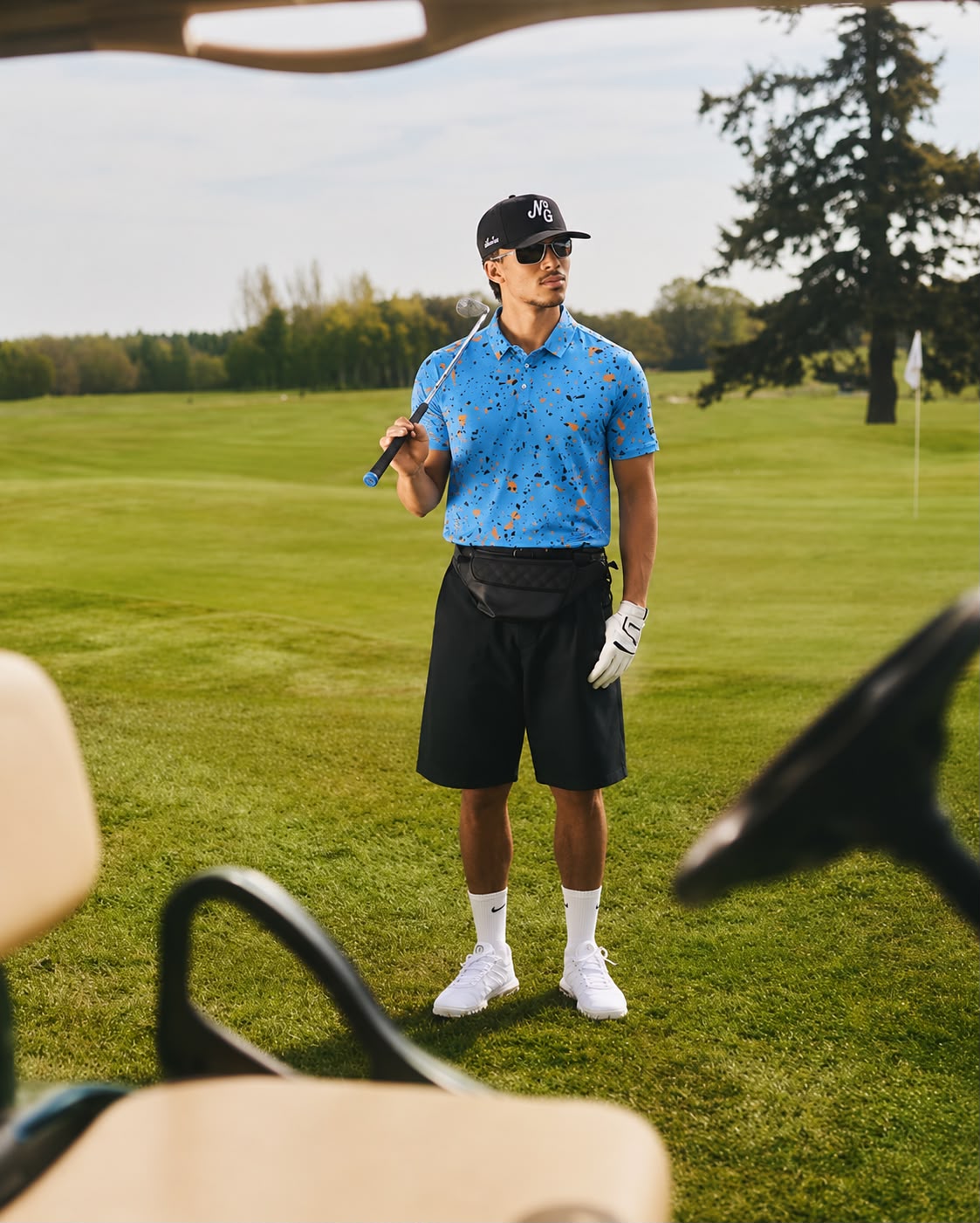 YATTA GOLF Athletic Performance Golf Shirt for Men - (Small) - Dry-fit Comfort Moisture Wicking 4-Way Stretch Short Sleeve Casual Polo Shirt