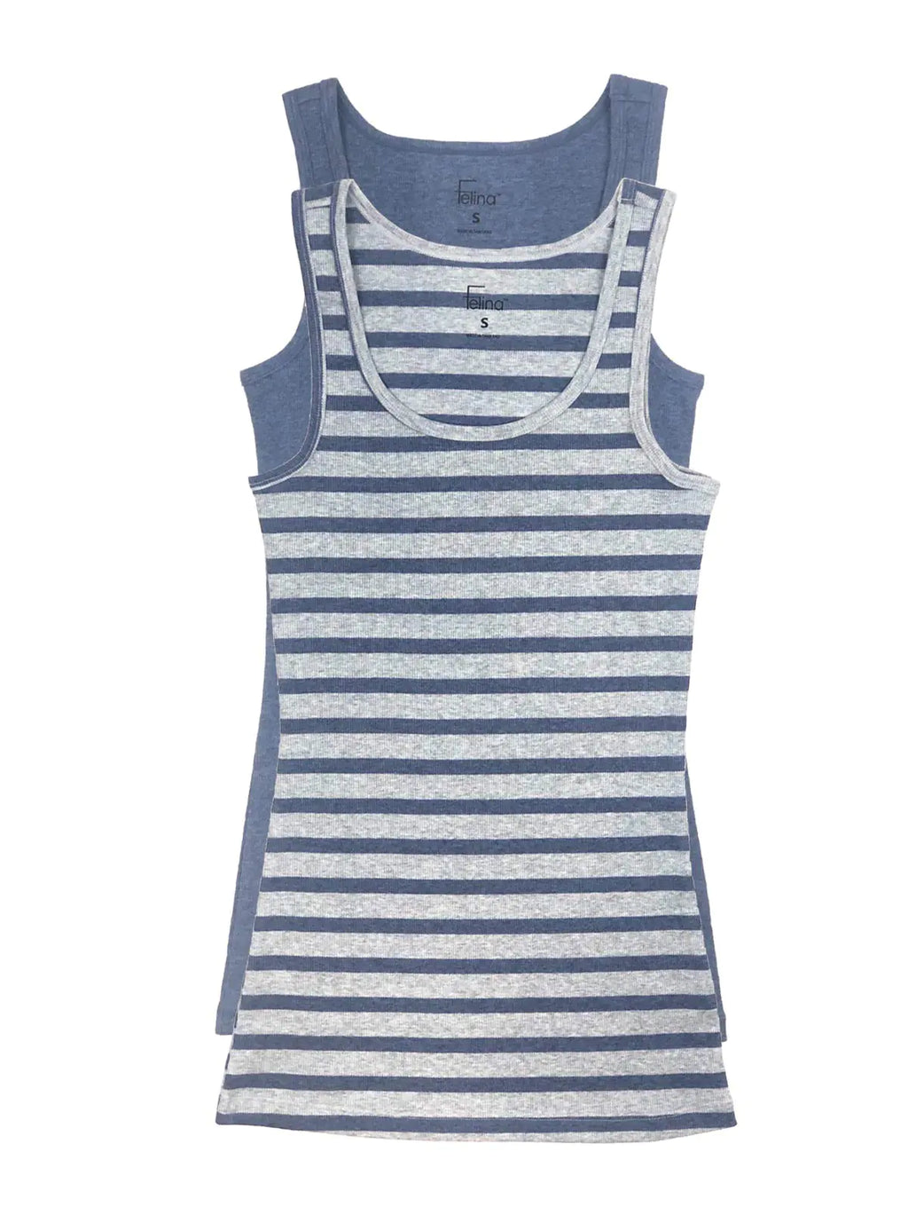 Cotton Ribbed Tank Top (2-Pack)