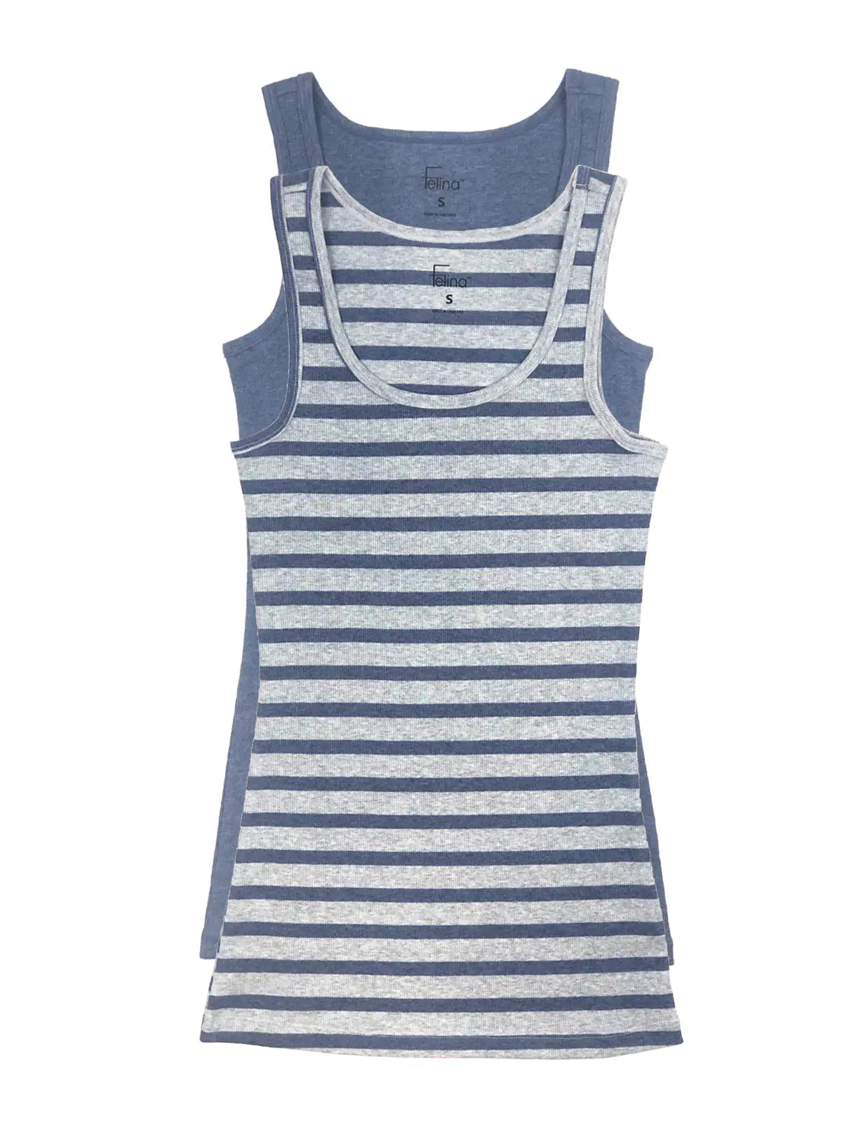 Cotton Ribbed Tank Top (2-Pack)