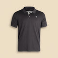 Chaps Mens Polo Shirt - Dry Fit Performance Short Sleeve Golf Polo Shirt for Men (S-2XL) Size Medium Black Onyx