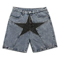 Men's Patchwork Denim Shorts